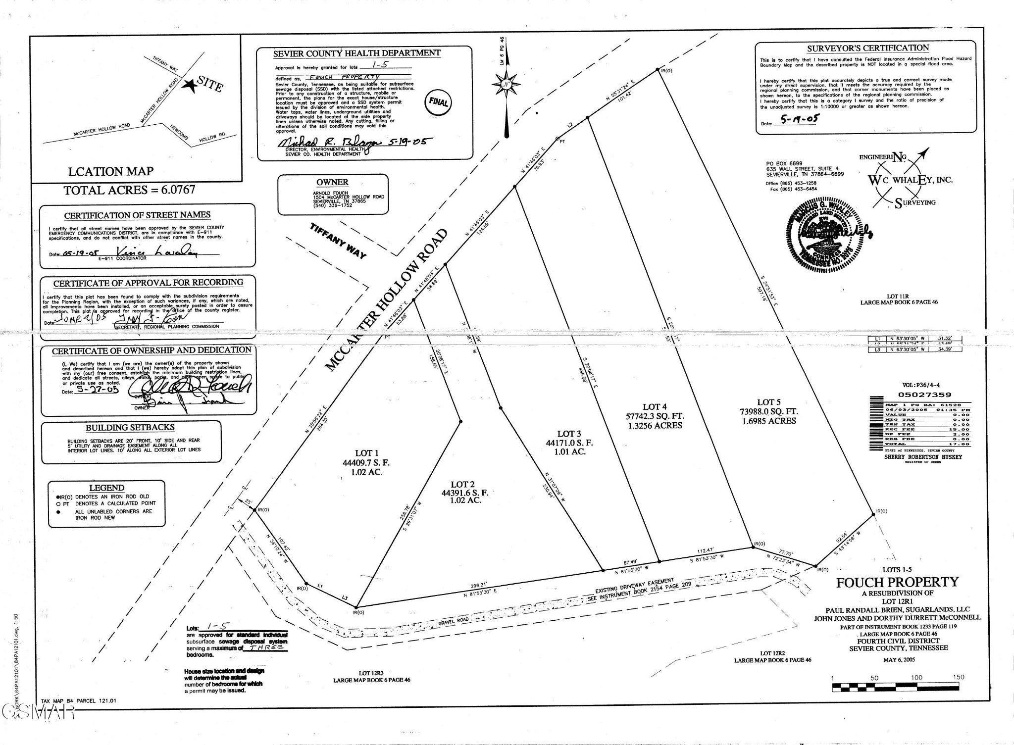 15101514 McCarter Hollow Road
