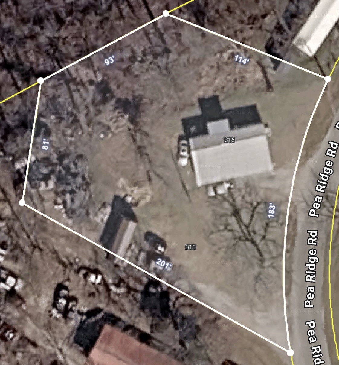 316 Pea Ridge Rd